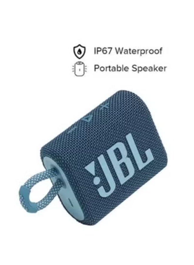 جي بي إل GO 3 مكبر صوت بلوتوث محمول أزرق - Image 3